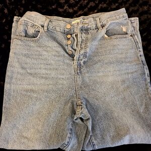 PACSUN Women's Blue Jeans, Straight Leg,  High Rise, Size 30